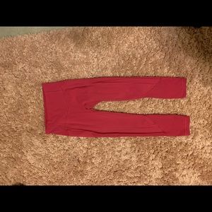HOT PINK LULULEMON LEGGINGS